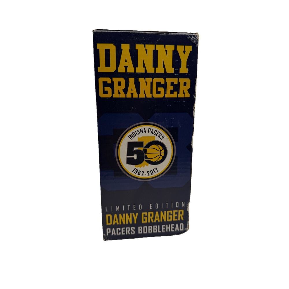 NIB INDIANA PACERS DANNY GRANGER BOBBLEHEAD 50TH ANNIVERSARY SGA 3/12/17